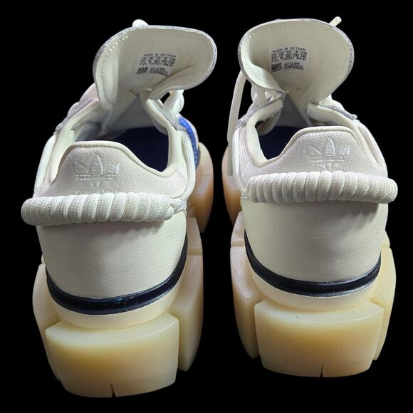 Adidas Ivy Park Super Sleek Sneakers White Chunky Platform Flatform Leather 7.5 - Picture 5 of 16